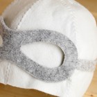 Шапка для бани и сауны «Пилот», полиэфир 70%, шерсть 30%, «Добропаровъ» - Фото 4