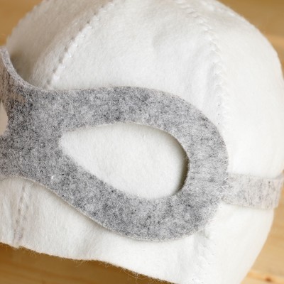 Шапка для бани и сауны «Пилот», экофетр