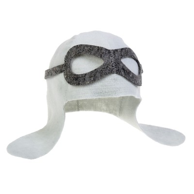 Шапка для бани и сауны «Пилот», полиэфир 70%, шерсть 30%, «Добропаровъ»