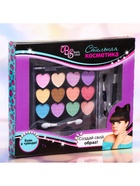 Набор косметики для девочки: тени, кисть, аппликатор - Фото 4