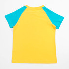Футболка детская, рост 104 см, цвет желтый/синий - Фото 7