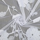 Тюль "Этель" Чувственный цветок, 250х250 см с фестоном, 69 г/м²，100% п/э - Фото 3
