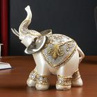 Сувенир полистоун "Индийский слон в попоне с узорами" 16,5х15х8 см - Фото 3