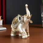 Сувенир полистоун "Индийский слон в попоне с узорами" 16,5х15х8 см - Фото 6