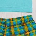 Пижама для мальчика, рост 110 (30) см, цвет бирюзовый/,зеленый К-017/1 - Фото 5