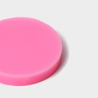 Молд Доляна «Клумба», силикон, 6,5×0,7 см, цвет розовый - фото 4579718
