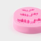 Силиконовый молд Доляна «Ягодки и листочки», 8,5×5,5 см, цвет розовый - Фото 4