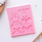 Силиконовый молд «Бабочки», 11×9 см, цвет МИКС - Фото 3