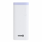 Внешний аккумулятор OXION, 3 USB, 10000 мАч, Li-ion, 2A, пластик, белый - Фото 2