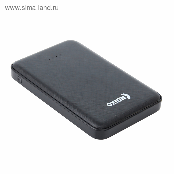 Внешний аккумулятор OXION OPB-1018, 2 USB, 10000 мАч, Li-pol, 2 A, индик. зарядки, черный - Фото 1