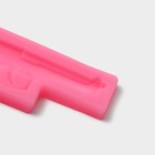 Силиконовый молд «Пистолет», 11×7,5×1 см, цвет МИКС - фото 8348341