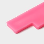 Молд для заливки «Пистолет», силикон, 11×7.5×1 см, розовый - Фото 4