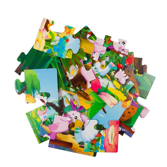 Напольный пазл-мозаика средний «Лунтик» (Мельница) 42445