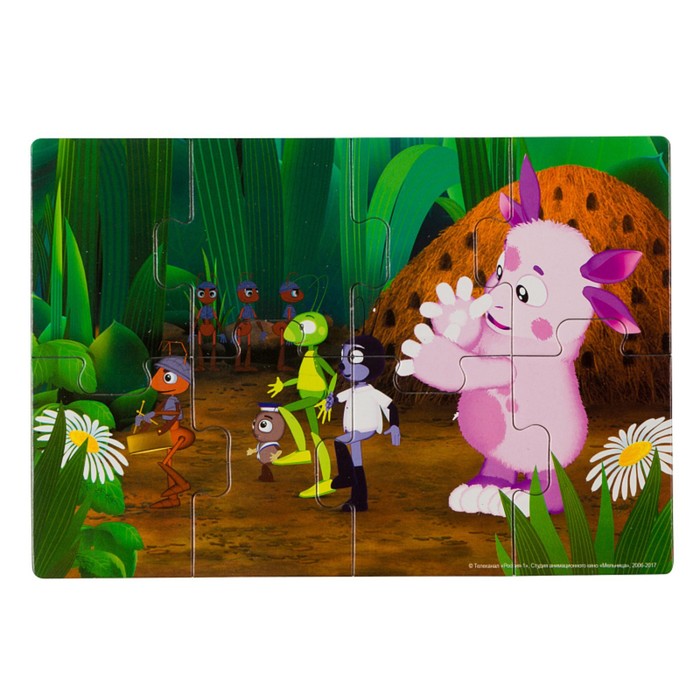 Напольный пазл-мозаика средний «Лунтик» (Мельница) 42445