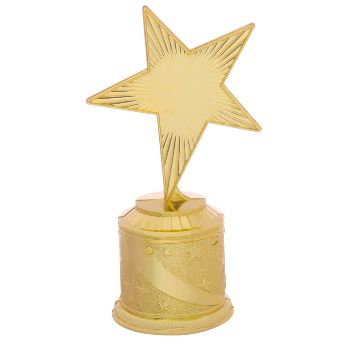 Наградная фигура: звезда литая «Ты звезда!», золото, 16,5 х 6,3 см, пластик - фото 1884804699