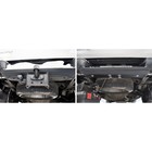 Защита заднего бампера Автоброня для Volkswagen Amarok 2010-2019, сталь 1.8 мм, с крепежом, 111.05841.1 - Фото 2