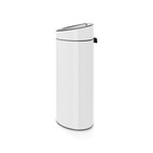 Мусорное ведро Brabantia Touch Bin New, цвет белый, 40 л - Фото 2