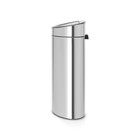 Мусорное ведро Brabantia Touch Bin New, двухсекционное, цвет стальной матовый, 10 л / 23 л - Фото 2