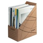 Накопитель документов, стойка-угол STAFF, 150 мм, до 1400 листов, бурый - Фото 2