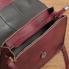 Сумка женская, отдел на магните, регулируемый ремень, цвет бордовый - Фото 3