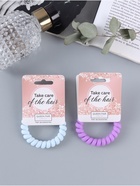 Резинка для волос пружинка QF «Матовая», МИКС - Фото 2