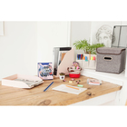 Короб стеллажный для хранения с крышкой «Офис», 25×25×25 см, цвет серый - Фото 7