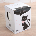 Кружка «Мяу», 300 мл, с керамической крышкой и ложкой, рисунок МИКС - Фото 8