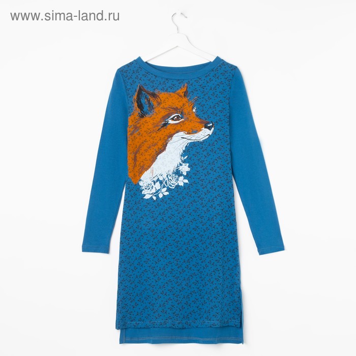 Домашнее платье женское KAFTAN "Рыжая лиса", р-р 42-44, 100% хлопок - Фото 1