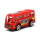 Автобус инерционный" Мини город", набор 4 шт, цвета МИКС - Фото 2
