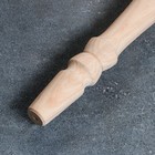 Ножка-балясина из массива бука, нелакированная, натуральный цвет, 73 см, сорт AB - Фото 2