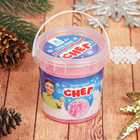 Удивительный снег, ведёрко 100 г, цвет розовый - Фото 1