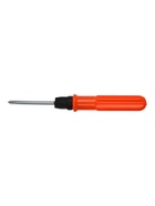 Отвертка комбинированная ЛОМ, 2 в 1, пластиковая рукоятка, PH1/SL5×70 мм - Фото 3