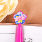 Ручка пластиковая с цветком "Самой родной доченьке" - Фото 3