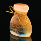 Фигурка-оберег «Мешочек семейного благополучия», большой, селенит - Фото 4