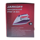Утюг электрический Jarkoff JK-823 2000Вт, антипригарное покрытие, бело-сиреневый - Фото 7