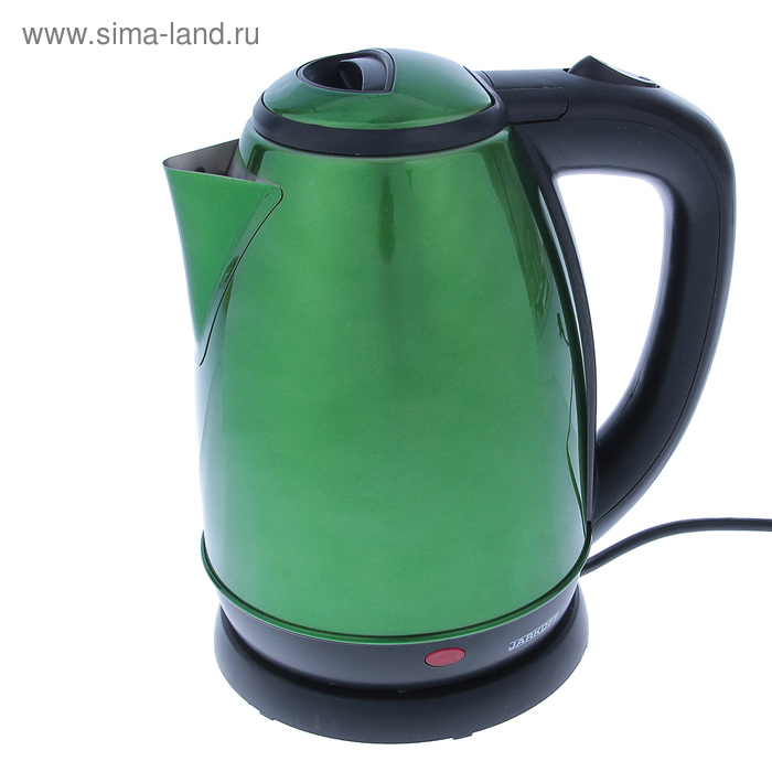 Чайник электрический Jarkoff JK-202GR, 1.8 л, 1850 Вт, зеленый - Фото 1
