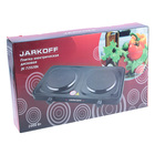 Плита электрическая Jarkoff JK-7202Bk, 2 конфорки, 2000 Вт, чугун, черный - Фото 5