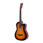 Акустическая гитара Foix FFG-1038SB санберст, с вырезом - Фото 1