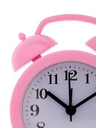 Часы-будильник настольные «Классика», дискретный ход, 12×8.5 см, 1хАА, розовые - Фото 2
