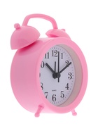 Часы-будильник настольные «Классика», дискретный ход, 12×8.5 см, 1хАА, розовые - Фото 3