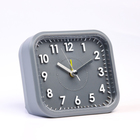 Часы - будильник настольные "Классика" с подсветкой, дискретный ход, 10.5 х 9.5 см, АА - фото 8599077