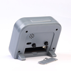 Часы-будильник настольные "Классика", с подсветкой, дискретный ход, 10.5 х 9.5 см, 1хАА, серые - Фото 3