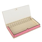 Конверт деревянный "С Днем Рождения!" золотой, цветочки, 17 х 8,5 х 2 см - фото 25425970