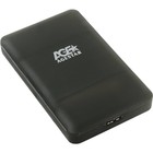 Внешний корпус для HDD/SSD AgeStar 31UBCP3 SATA пластик черный 2.5" - фото 51293957