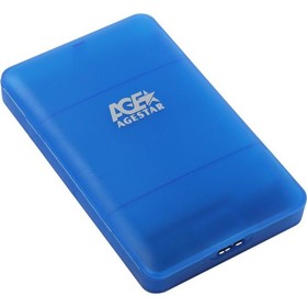 Внешний корпус для HDD/SSD AgeStar 3UBCP3 SATA пластик синий 2.5"