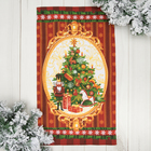 Полотенце "Ёлочка" 35х60 см, 100% хл, вафельное полотно 162г/м2 - Фото 1