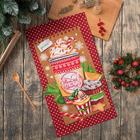Полотенце новогоднее «Тепла и уюта» 35×60 см, 100% хлопок, хлопок 160 г/м² - Фото 1