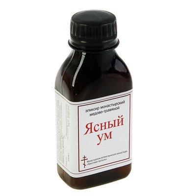 Эликсир монастырский «Ясный ум» 100 мл