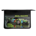 Папка для труда А4 Real Racing, молния сверху, эффект металлик, 3D объёмный рисунок, 81Тр45 - Фото 1