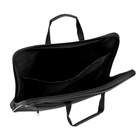 Папка с ручками текстильная А4, Calligrata «Офис», для бумаг, для офиса, 365×290×30 мм, 1Ш41, черная 2819343